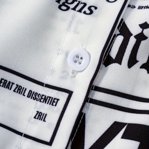 NIP Edgy , Designer, Spill The Tea , News Paper Print Dress - Picture 5 of 14